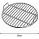 thumbnail image 1 of Parrilla de barbacoa de acero inoxidable — rejilla redonda para la parrilla, calefacción uniforme, pulido en espejo, fácil de limpiar, varios tamaños (28cm/30cm/33cm/35cm/38cm) — picnic al aire, 1 of 1