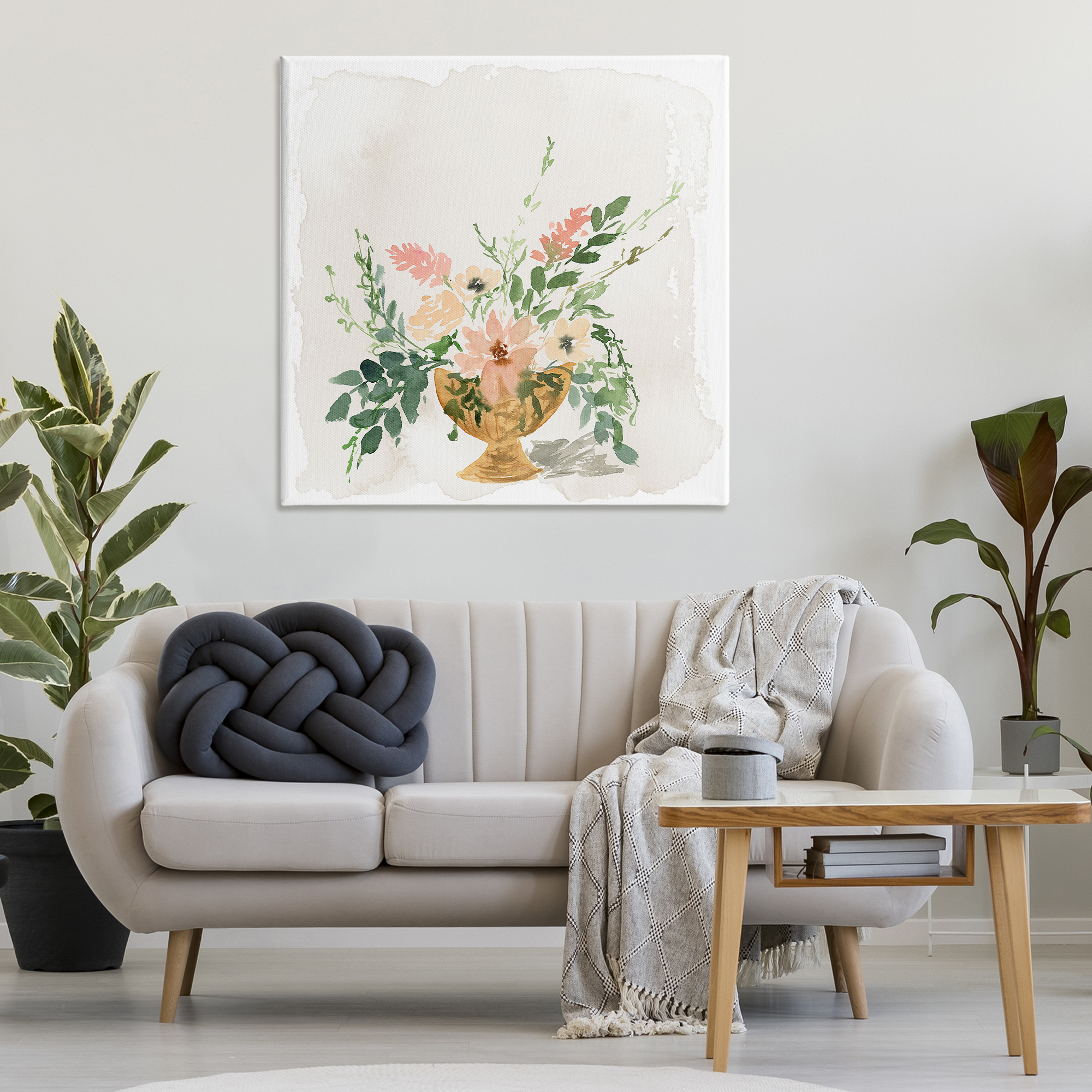 Stupell Industries Sunday's Best Florals Botanical & Floral Painting Gallery Wrapped Canvas Art Print Wall Art, 36 x 36