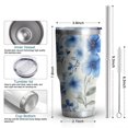 thumbnail image 6 of 30oz Pioneer Flower Tumblers Stainless Steel Tumbler with Lid and Straw,Vacuum Insulated Double Wall Travel Tumbler Cups Mug with Cleaning Brush for Coffee,Tea, 6 of 7