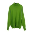 thumbnail image 2 of POROPL Pullover Sweaters for Women Crew Neck Sweater Oversized Knitted Size S-L, 2 of 3