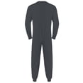 thumbnail image 4 of inlzdz Elderly Men Women Anti-Strip Adaptive Jumpsuit Long Sleeve Zipper Rompers for Special Needs Dark Gray XS, 4 of 5