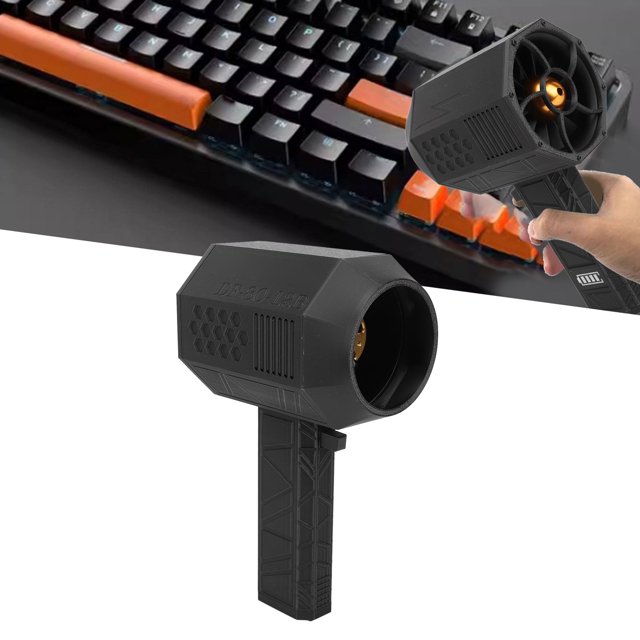 Ventilador de Chorro de Mini Turbo, Ventilador de Jet de 3500 Mah, Mini Soplador Potente, Potente Velocidad Ajustable Para El Taller