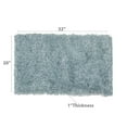 thumbnail image 2 of Cotton Loom Bath Mat Blue 20X32, 2 of 4