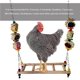 thumbnail image 2 of Bearachild Columpio de pollo de juguete, columpio independiente de pollo, perca de pollo de Natural para gallinas, loro, guacamayo, pájaro Electrónica, 2 of 5