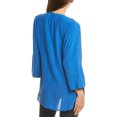 thumbnail image 2 of Tommy Bahama Belina 3/4 Sleeve Tunic Shirt, Turkish Sea, Small, 2 of 2