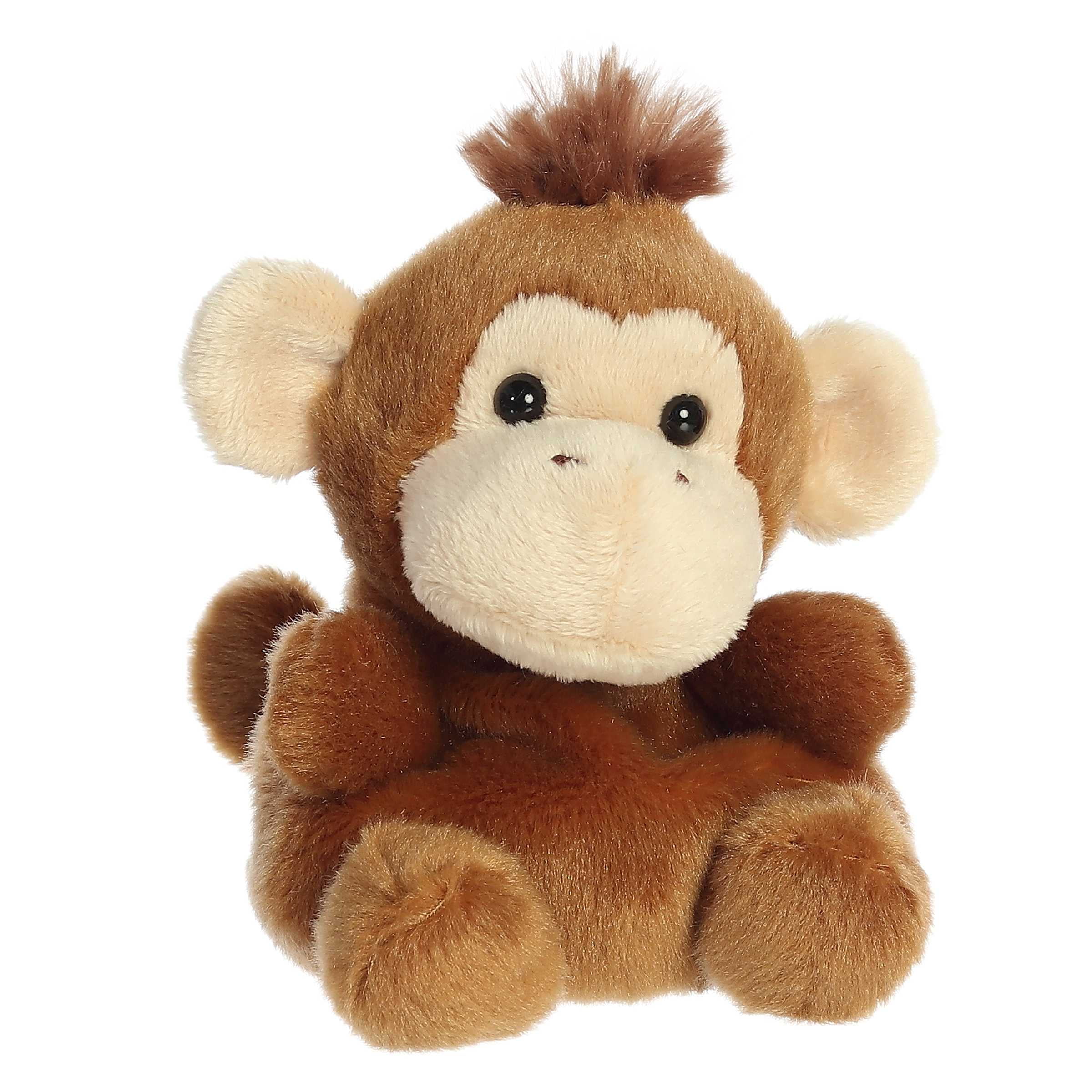 ポーランド製真鍮人形 Aurora, Mini Brown Palm Pals, 5'' Boomer Monkey, Soft Cuddly Plush