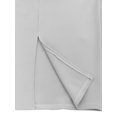thumbnail image 5 of Made by Olivia Women's Solid Back Slit Scuba Bodycon Pencil Skirt, 5 of 5