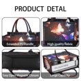 thumbnail image 4 of Large Capacity Tote Bag,Colorful Butterfly Light Pattern Handbag Fashion Luxury Tote Bag,15.7"x13"x 5.1" Inches,Laptop Compatible, 4 of 6