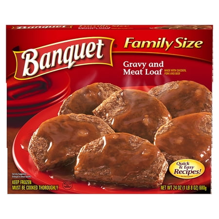 Banquet Family Size Gravy and Meatloaf, 24 Ounce - Walmart.com