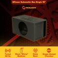 thumbnail image 6 of QPower QBOMB15VL Single 15" Vented Ported Car Subwoofer Sub Box Enclosure QBOMB, 6 of 10