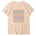 thumbnail image 2 of Aqestyerly Haut à Manches Courtes en Solde, T-Shirt Imprimé à Manches Courtes et Col Rond pour Femmes, pour Tenue Décontractée Élégante/kaki(L), 2 of 3