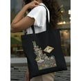 thumbnail image 2 of Smartprints Idaho Tourism Map Tote Bag - Image by Shutterstock, One Size Cotton Canvas Tote Bag, 2 of 4