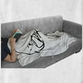 thumbnail image 6 of Humor Soft Flannel Fleece Throw Blanket, Sad Guy Upset Crying Popular Rage Comic Generator Online Comedy Print, Cozy Plush for Indoor and Outdoor Use, 50" x 70", Black and White, by Ambesonne, 6 of 6