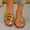 🔥 Gold, variant on Msgweeeg Womens Walking Shoes Women Sandals Comfortable Women's Casual Versatile Plus-Size Shoes Spring Summer Style Trendy Comfortable Peep-Toe On Beach Sandals for Jeans & Casual Outfits
