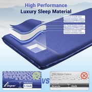 Elegear Self Inflating Sleeping Pad, 3.1 Ultra-Thick Memory Foam Camping Pad with Pillow Fast Inflating in 20s Insulated Camping Mattress Pad 4-Season Camp Sleeping Mat for Camping/Car/Tent