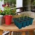 thumbnail image 4 of Kumdkd 12 Cell Seed Tray with Drainage Holes, Reusable & Durable, Clear for Root Monitoring, Easy to Repotted Without Root Damage, 1-Pack, 12 Cells per Tray, 4 of 5