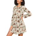 thumbnail image 3 of joogoo Cactus Cowboy Hat Women's Long Sleeve Nightgown Sleepwear XL, 3 of 8