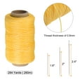 thumbnail image 2 of Unique Bargains Fil à Coudre pour Rembourrage 260m Polyester avec 30 Aiguilles, Jaune, 2 of 6