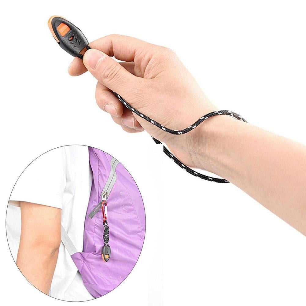 Survival Whistle Aluminum Camping Emergency Gear Sos Safety Outdoor Whistles E0C3