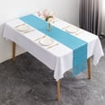 thumbnail image 4 of Paquete de 2 caminos de mesa con lentejuelas, camino de mesa con purpurina de 30cm x 275cm para mesa rectangular para cumpleaños, bodas, banquetes, decoraciones para fiestas, 4 of 5