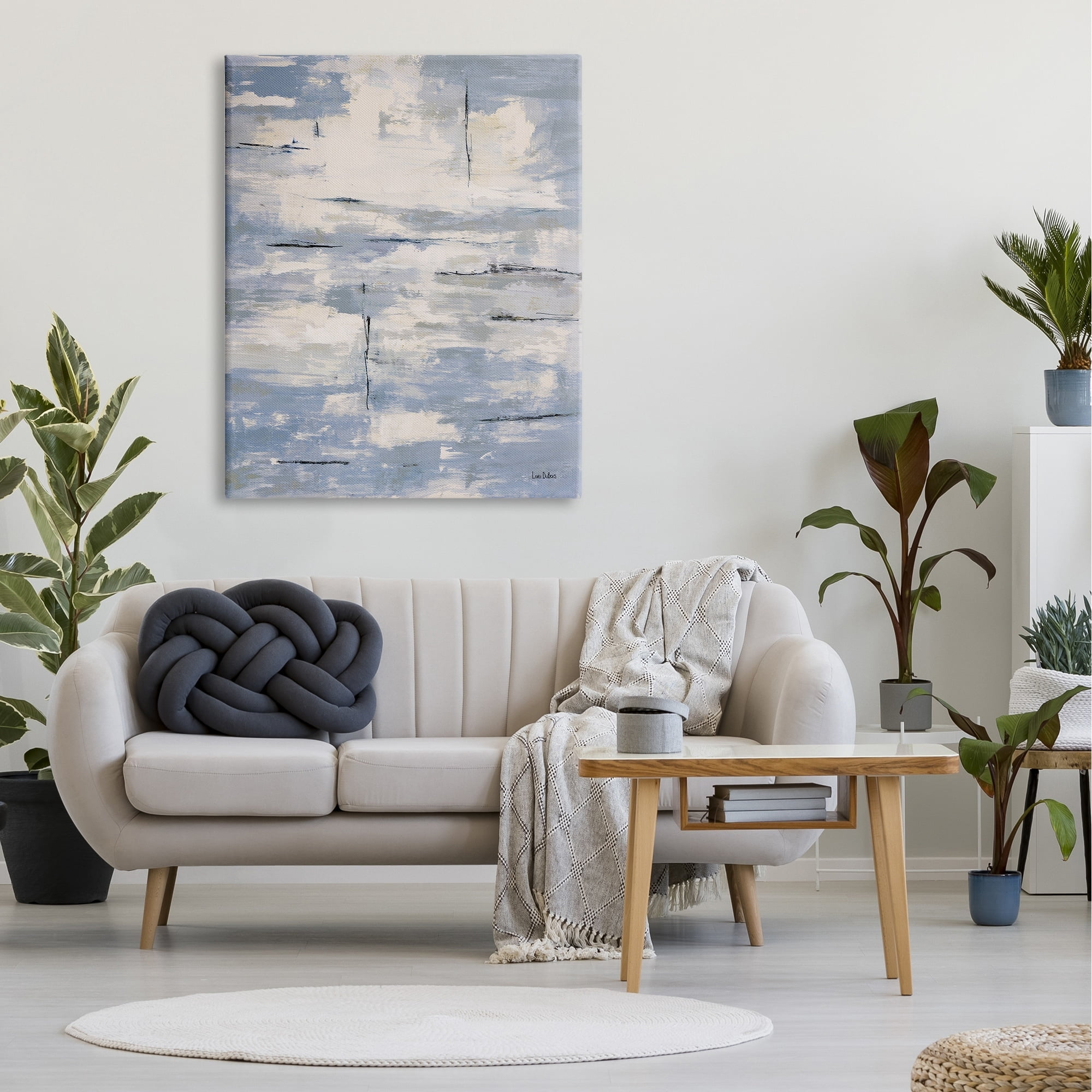 Stupell Industries Fishing Lines River Edge Water Sky Reflection ,36 x 48, Design by Lori Dubois