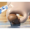 thumbnail image 6 of DAMAI Funny Yawning Human Face Water Gun,Creative and Humorous Yawning Man Shaped Purple Clay Tea Pet, Water Coming Out of The Nostrils, T-ea Ceremony Desk Ornament Gift for Tea Lover Friends, 6 of 7