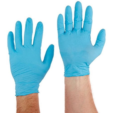 R3 Safety 127-6020XL Disposable Nitrile Gloves, X-large, 4 Mil, Powdered