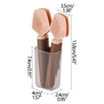thumbnail image 2 of Cuchara medidora de café con clip de sellado | Cuchara multicolor ABS 2 en 1 y abrazadera para bolsa de alimentos | Para granos de café, proteína en polvo, té, leche, especias | Paquete de 4 | 5.43, 2 of 2