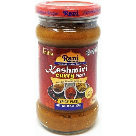 Rani Kashmiri Masala Curry Paste 10.5oz (300g) Glass Jar ~ All Natural | NON-GMO | Vegan | Gluten Free | Indian Origin, Cooking Spice Paste