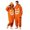 10-Orange, variant on DHFJKG Plush Animal Onesies Adult Halloween Pumpkin Pajamas Unisex Onesie For Women Men Fuzzy One-Pieces