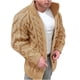 thumbnail image 1 of Cárdigan de Punto de Lana de Color Puro Para Otoño E Invierno Cálido A La Moda Para Hombre Odeerbi  ODB-6, 1 of 4