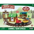 thumbnail image 4 of LINCOLN LOGS Sawmill Express Train - Real Wood Logs - Buildable Train Track - 101 parts - Ages 3 and up, 4 of 11