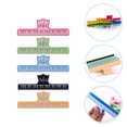 thumbnail image 1 of OUNONA 5Pcs Music Note Pattern Clip Piano Score Clips ABS Green Wind-resistant for Musicians, 1 of 8