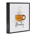 thumbnail image 2 of Stupell Industries Rustic Lodge Because It's Monday Mug Black Framed Giclee Art, 24 x 24, by Joy Hall, 2 of 7