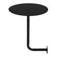 thumbnail image 6 of Round Dining Table Round L-Type Coffee Table Wall-Mounted Bar Table Bar Height Pub Table Counter Table Black for Home Office Living Room Small Space Kitchen Leisure, 6 of 22