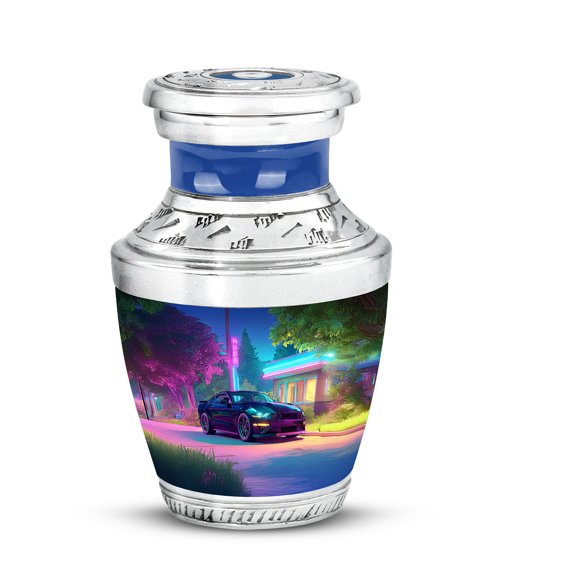 SABURIAL Car Urn - Keepsake Urns For Mom & Dad - 3 Inch - Pack Of 1 - Miniature Urn For Ash - Memorial Burials For Ashes - Adult Urns For Mom & Dad
