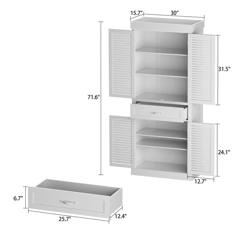 Brylanehome Louvre Tall Matttroy