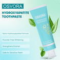 thumbnail image 3 of Fluoride Free Toothpaste, Nano Hydroxyapatite Toothpaste, Remineralizing Natural Teeth Whitening Tooth Repair, Appropriate for Sensitive Teeth, 3 of 9