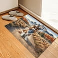thumbnail image 3 of Welcome Fall Western Cowboy Cavalier King Charles Spaniel Enjoys Majestic Autumn Doormat Dog Lover Gifts Indoor Outdoor Welcome Mat - 01007, 3 of 5