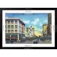 thumbnail image 5 of Art.com St. Petersburg, Florida - View Down Central Avenue Art Print by Lantern Press, Black Frame Wall Art, 44" x 32", 5 of 5