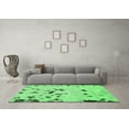 thumbnail image 3 of Ahgly Company Indoor Rectangle Abstract Emerald Green Modern Area Rugs, 8' x 10', 3 of 4