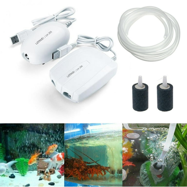 Aquarium Aerator Quiet Air Pump For Small Fish Tank Uniclife Aquarium Air  Pump Adjustable Quiet Oxygen Aerator Pump