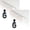 A 2Pack, variant on 2Pcs Plastic Hooks for Gazebo Curtains and Netting Black Curtain Track Hooks Gazebo Accessories Smooth Gliding Rustproof Multipurpose Use Hooks Practical Home Decor Happy 2026!