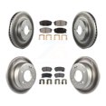 thumbnail image 1 of Transit Auto Front Rear Coated Disc Brake Rotors and Ceramic Pads Kit for Car Hyundai Elantra KGT-100894, 1 of 11