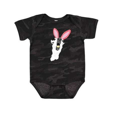 

Inktastic Easter Goofy Llama wearing Bunny Ears Gift Baby Boy or Baby Girl Bodysuit