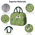 thumbnail image 4 of Lunch Bag Lunch Box for Women Reusable Insulated Lunch Bags,Water-Resistant Avocado Pattern Cooler Lunch Tote Bag, Large Capacity for Work Travel Picnic, 4 of 6