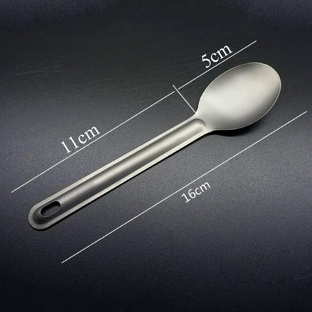 

New Pure Titanium Spoon Fork Outdoor Camping Light Tableware Camping Spoon Tableware Titanium Fork