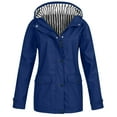 thumbnail image 1 of iHPH7 Manteau de Pluie Compressible Long Manteau de Pluie Femme Imperméable Manteau de Randonnée Imperméable Manteau de Pluie Femme Imperméable Trench-Coat Femme Manteau de Pluie de Randonnée Femme Bleu P, 1 of 4