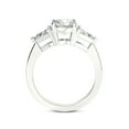 thumbnail image 5 of 2 Carat IGI Certified Oval Shape Lab Grown Diamond Engagement Ring | 14K White Gold |Caroline Three Stone Side Trillion Diamond Ring | FG-VS1-VS2 Quality Friendly Diamonds, 5 of 5