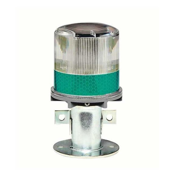 Tapco Warning Light, Green, (4) LED, 1.2V, 60 FPM, 3 3/4 in Dia. 3337-00005